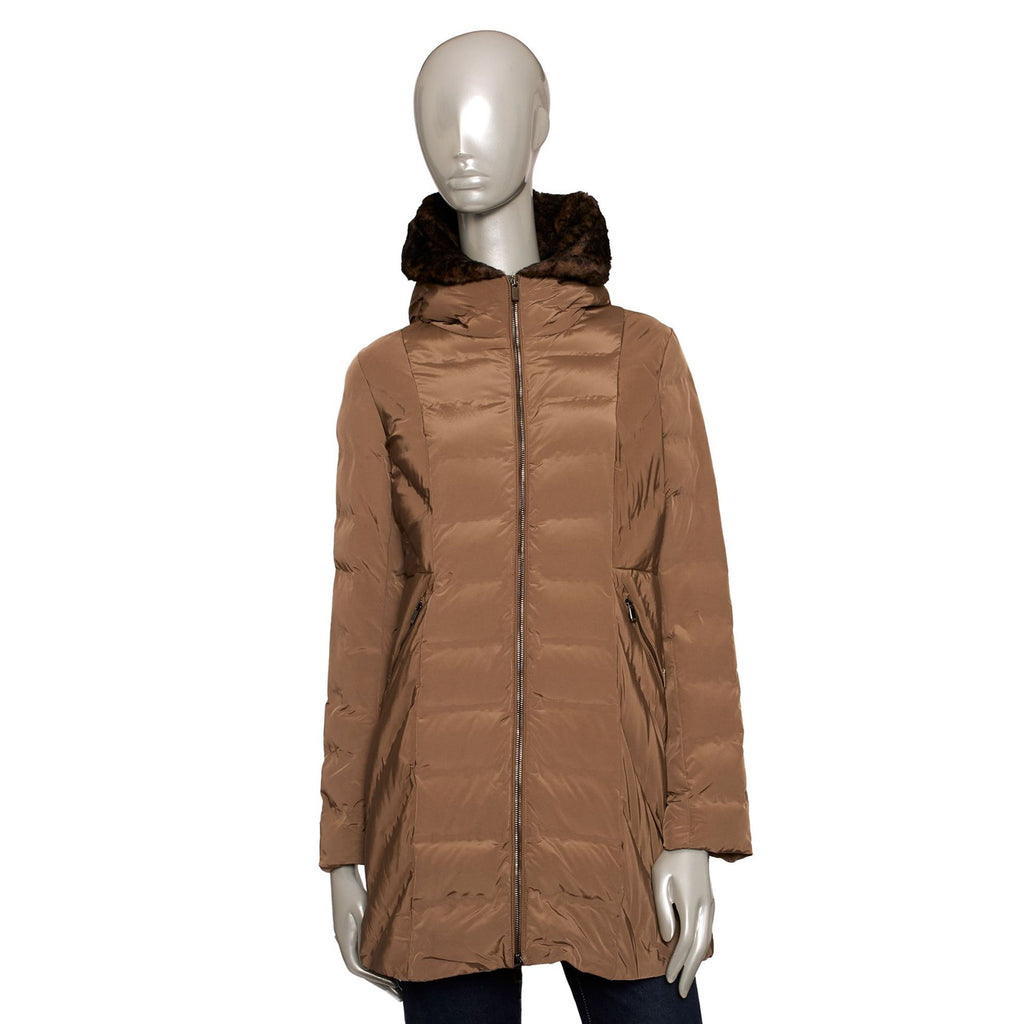 Baldinini Trend VERONA M37 Giacca Giubbotto Piumino Donna Marrone - BeFashion.it