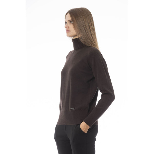 Baldinini Trend MATERA AD8801GE Maglia Maglione Donna Marrone - BeFashion.it