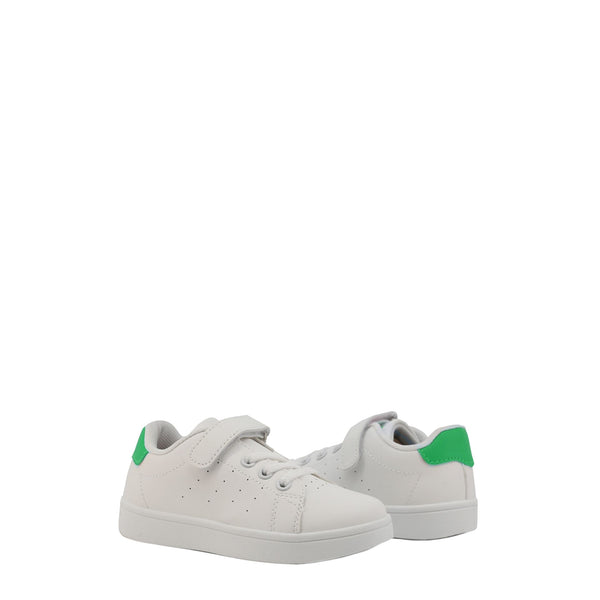 Shone 001-002 Sneakers Bambino Bimbo Bianco Verde
