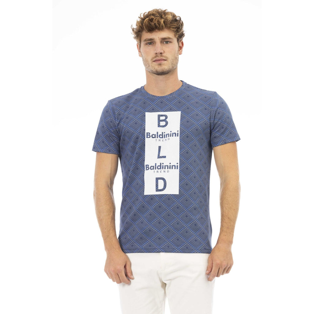Baldinini Trend COMO TSU538 T-shirt Maglietta Uomo Blu
