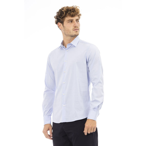 Baldinini Trend MELODY SP 1029 Camicia Uomo Made in Italy Celeste - BeFashion.it
