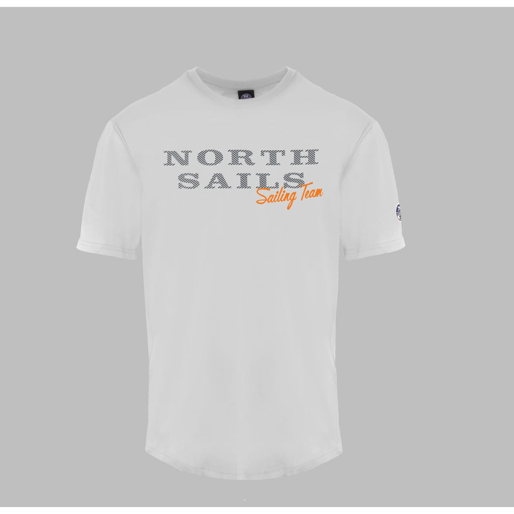 North Sails 9024030101 T-shirt Maglietta Uomo Bianco - BeFashion.it