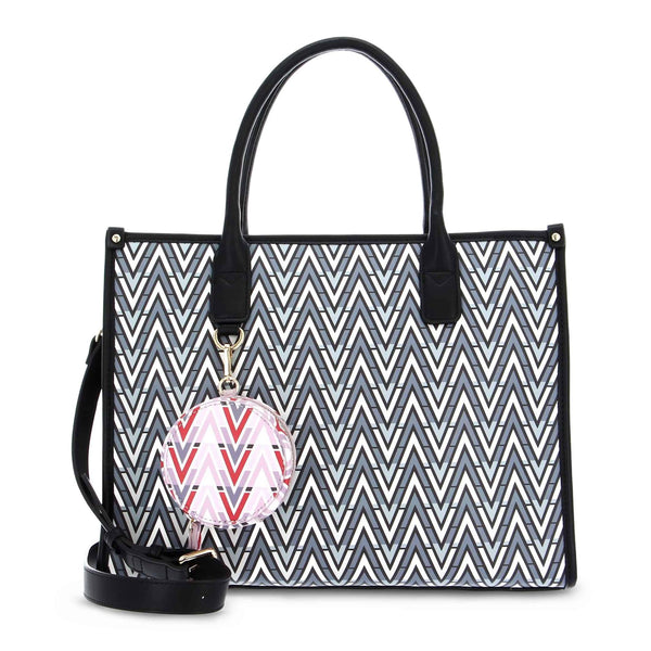 Valentino by Mario Valentino TONIC VBS69901 Borsa Shopping Bag Donna Nero Multicolor