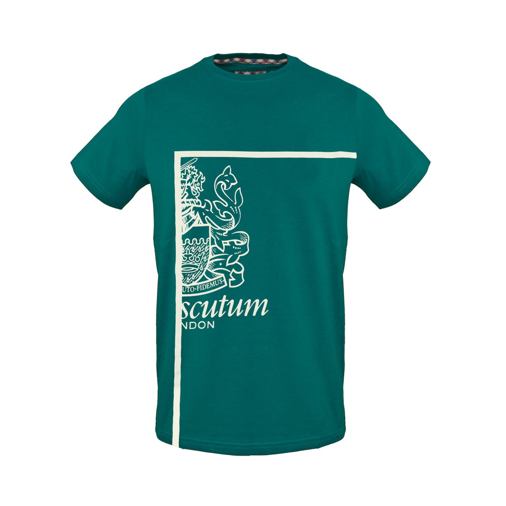 Aquascutum TSIA127 T-shirt Maglietta Uomo Verde - BeFashion.it