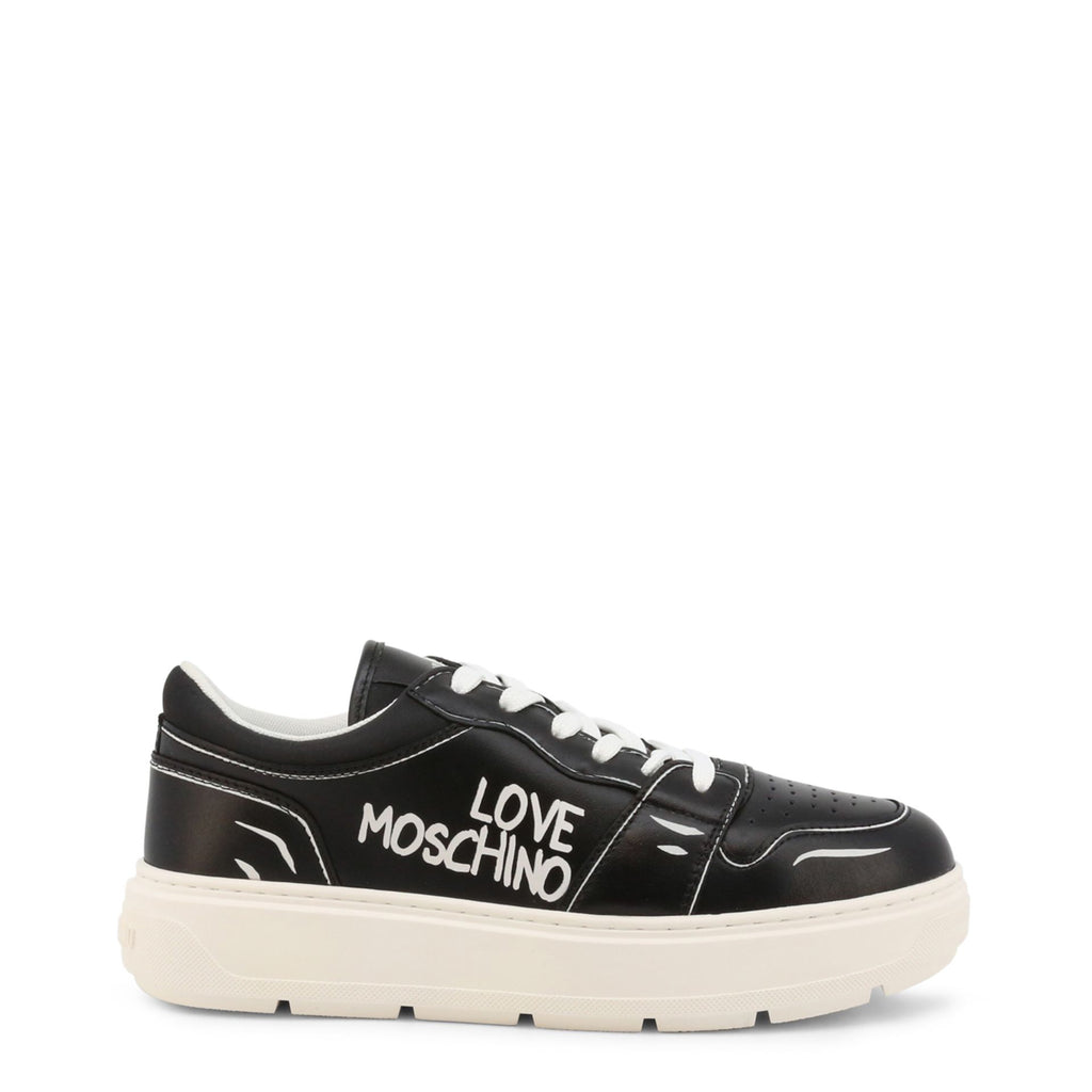 Love Moschino JA15254G1GIAA Scarpe Sneakers Pelle Donna Nero - BeFashion.it