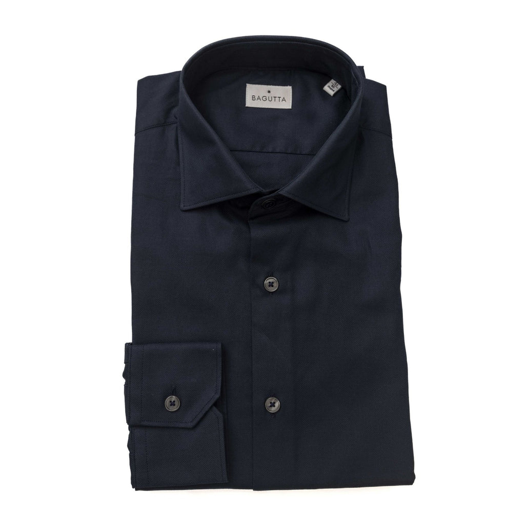 Bagutta MIAMI 11509 Camicia Uomo Blu Navy - BeFashion.it