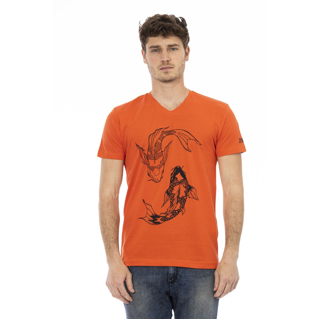 Trussardi Action 2AT112 T-shirt Maglietta Uomo Arancione - BeFashion.it