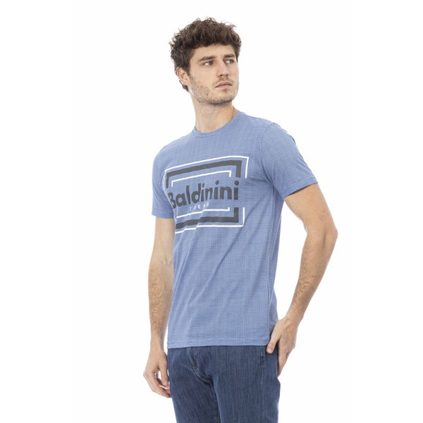 Baldinini Trend COMO TSU543 T-shirt Maglietta Uomo Azzurro - BeFashion.it