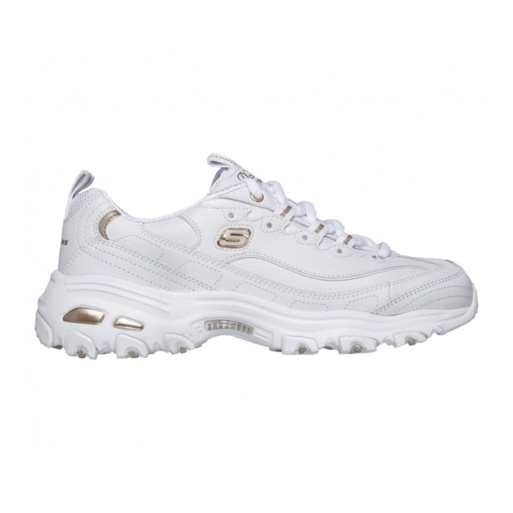 Skechers D'LITES - FRESH START 11931 Sneakers Donna Bianco Oro