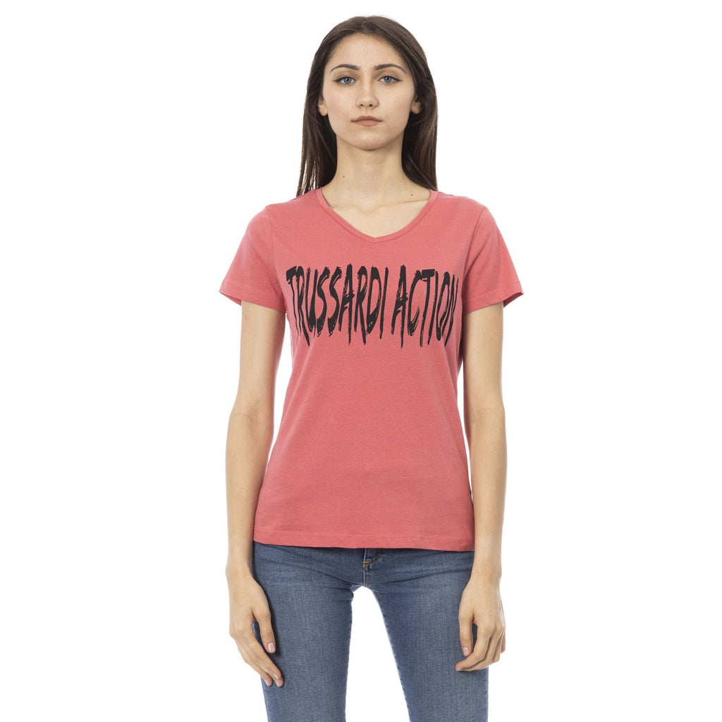 Trussardi Action 2BT26 T-shirt Maglietta Donna Rosa - BeFashion.it