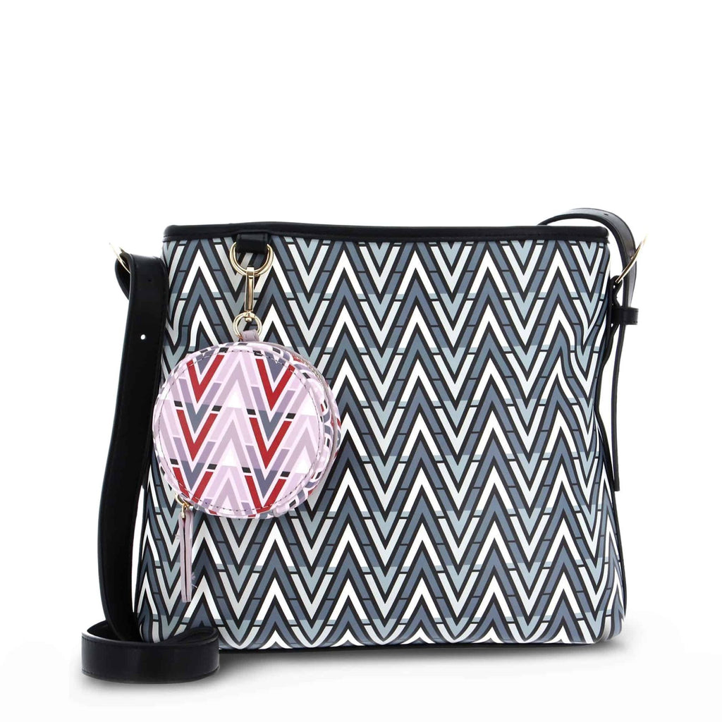 Valentino by Mario Valentino TONIC VBS69906 Borsa a Tracolla Donna Nero Multicolor