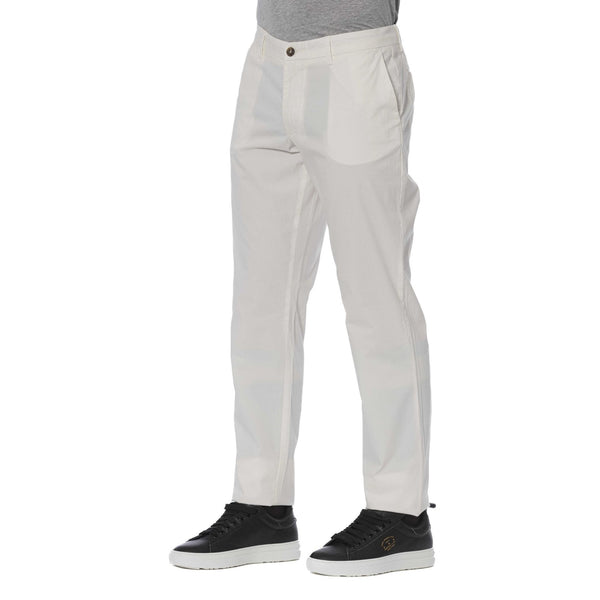 Trussardi Jeans 52P000001T002638H001 Pantaloni Uomo Bianco