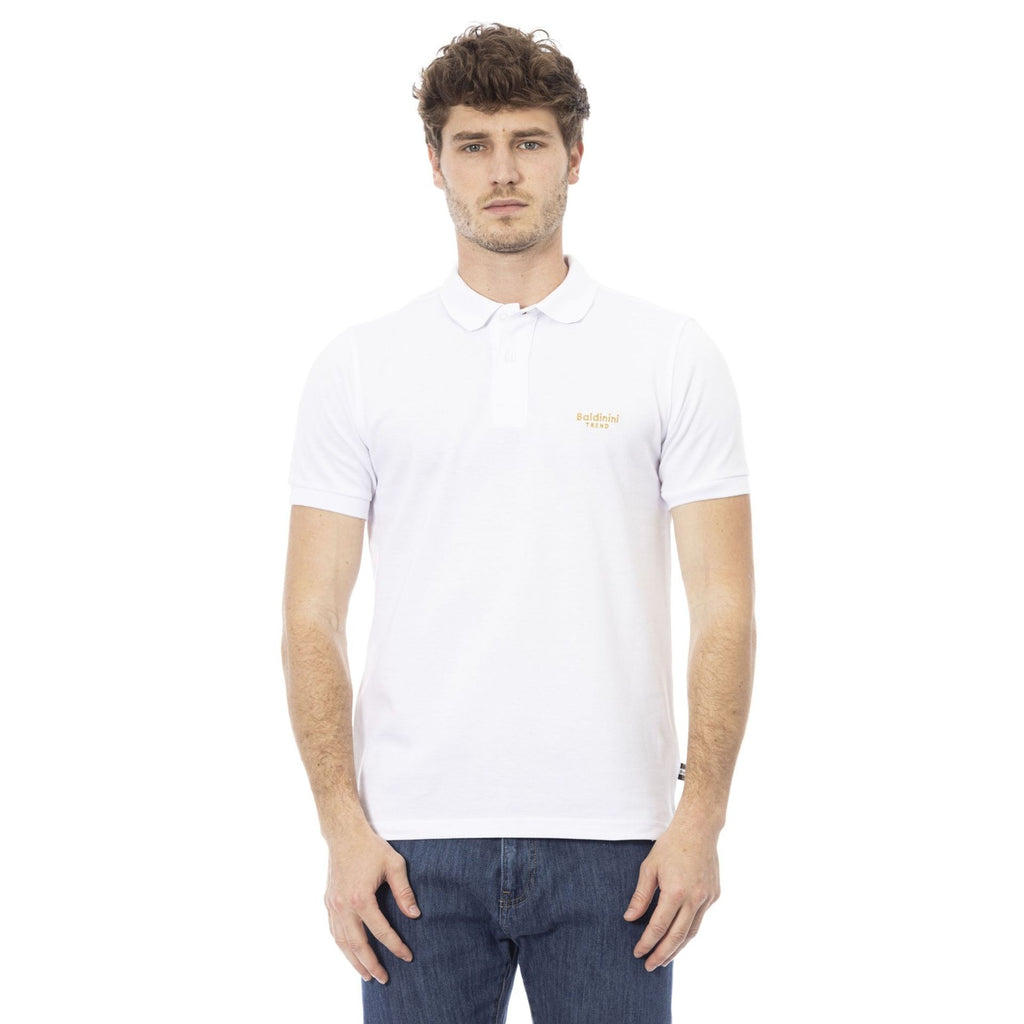 Baldinini Trend SONDRIO MOD.3PO Polo Uomo Bianco Oro