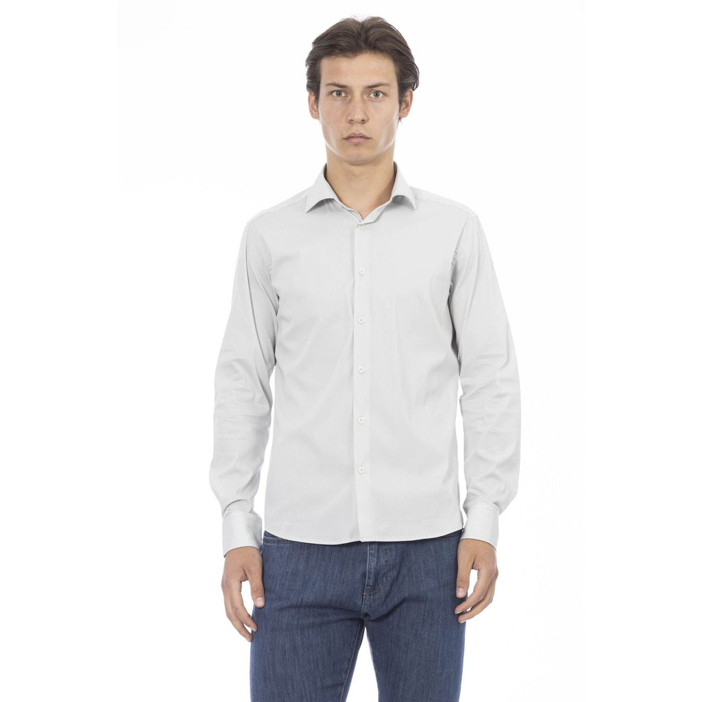 Baldinini Trend MELODY 702 Camicia Uomo Made in Italy Grigio