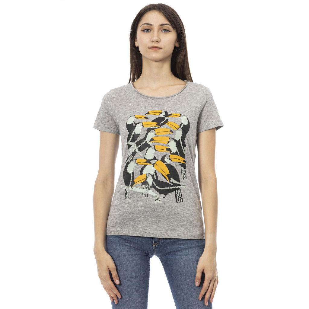 Trussardi Action 2BT15 T-shirt Maglietta Donna Grigio - BeFashion.it