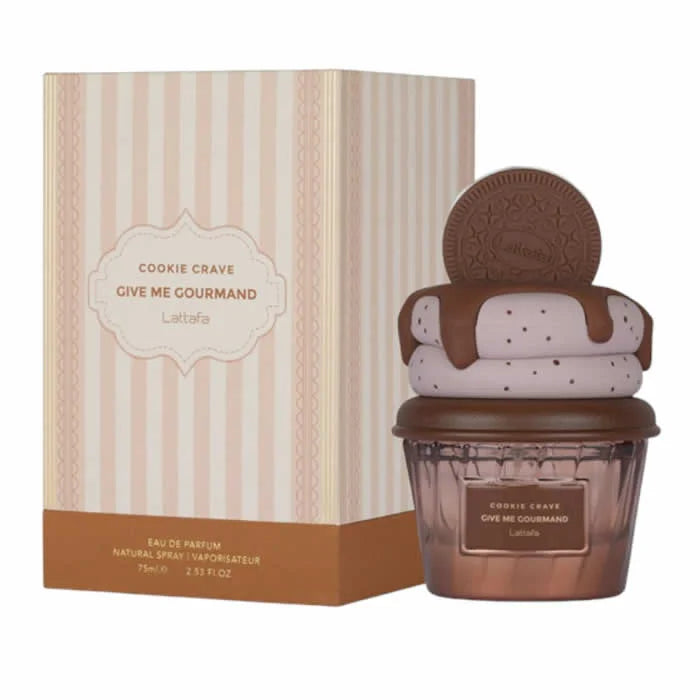 Lattafa GIVE ME GOURMAND COOKIE CRAVE Profumo Eau De Parfum Unisex 75ml