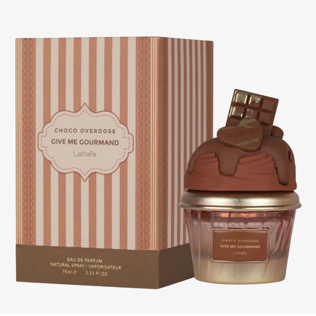 Lattafa GIVE ME GOURMAND CHOCO OVERDOSE Profumo Eau De Parfum Uomo 75ml