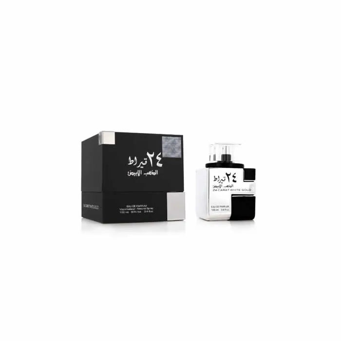 Lattafa 24 CARAT WHITE GOLD Profumo Eau De Parfum Unisex 100ml