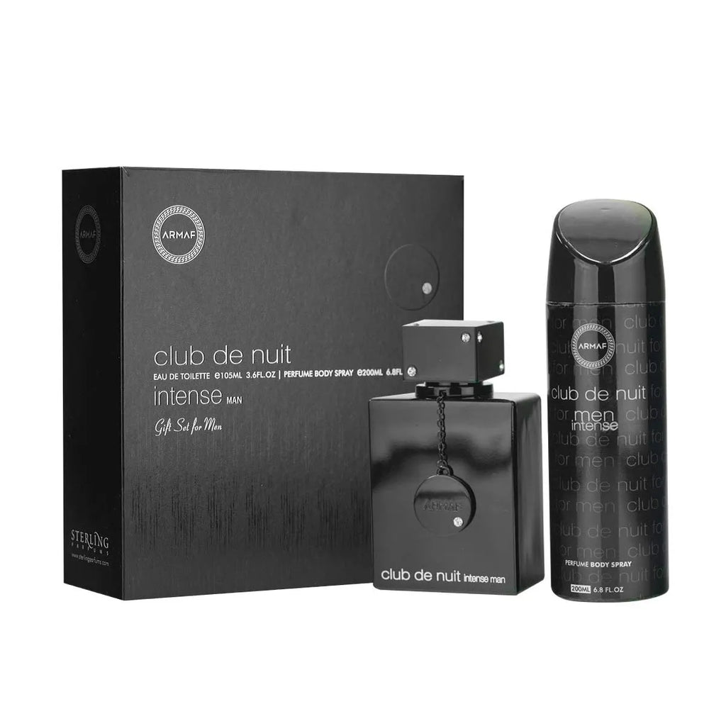 Armaf CLUB DE NUIT INTENSE MAN Set Uomo Profumo 105ml + Spray Corpo Profumato 200ml
