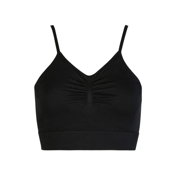 Bodyboo BB2000 Reggiseno Bralette Modellante senza Ferretto Donna Nero