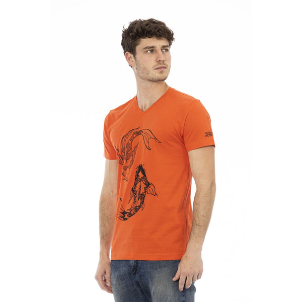 Trussardi Action 2AT112 T-shirt Maglietta Uomo Arancione - BeFashion.it