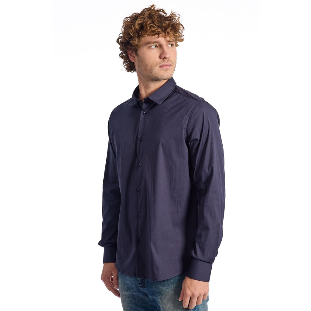 Baldinini Trend MELODY SP 906 Camicia Uomo Made in Italy Blu Navy - BeFashion.it