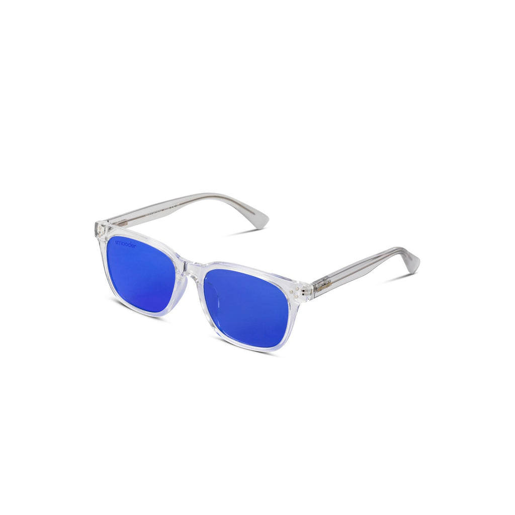 Smooder MOAPA X036 Occhiali da Sole Unisex Trasparente Blu