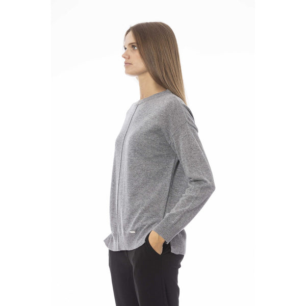 Baldinini Trend VOLTERRA 221125 Maglia Donna Made in Italy Grigio