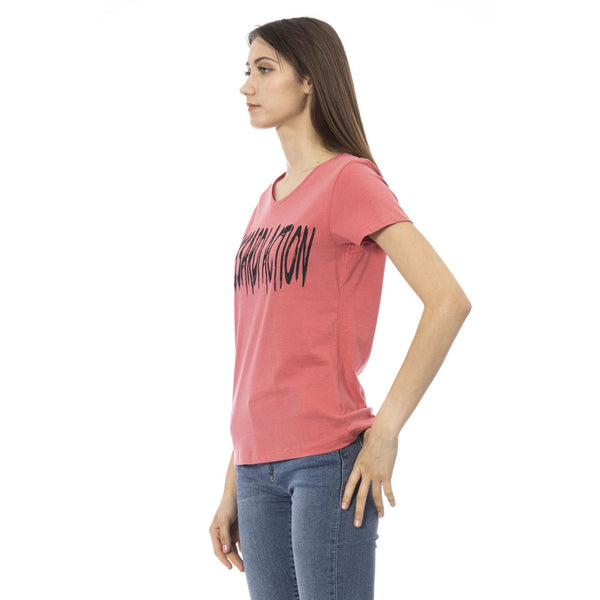 Trussardi Action 2BT26 T-shirt Maglietta Donna Rosa - BeFashion.it