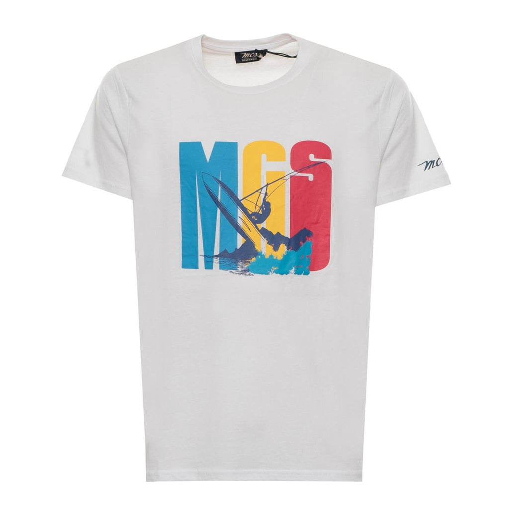MCS 10BTS003 T-shirt Maglietta Uomo Bianco