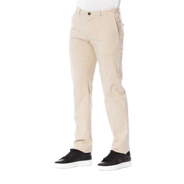 Trussardi 32P000411T001100H001 Pantaloni Uomo Made in Italy Beige