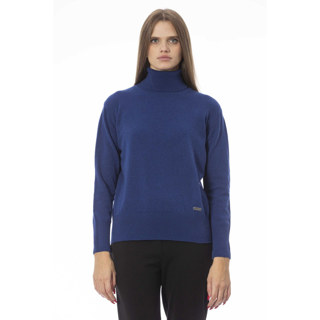 Baldinini Trend MATERA AD8801GE Maglia Maglione Donna Blu - BeFashion.it