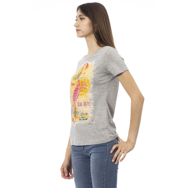 Trussardi Action 2BT09 T-shirt Maglietta Donna Grigio
