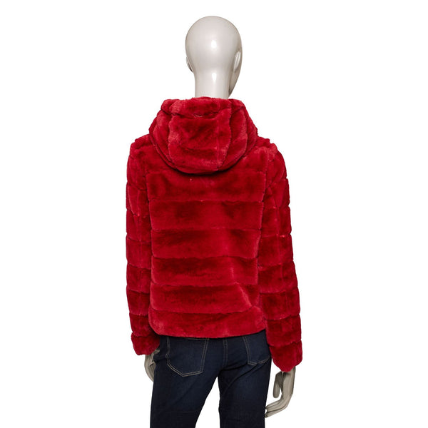 Baldinini Trend VERONA G2342 Giacca Giubbotto Pelliccia Donna Rosso - BeFashion.it