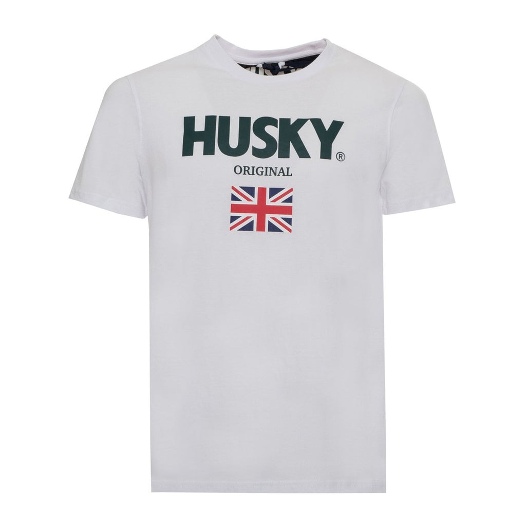 Husky JOHN HS23BEUTC35CO177 T-shirt Maglietta Uomo Bianco