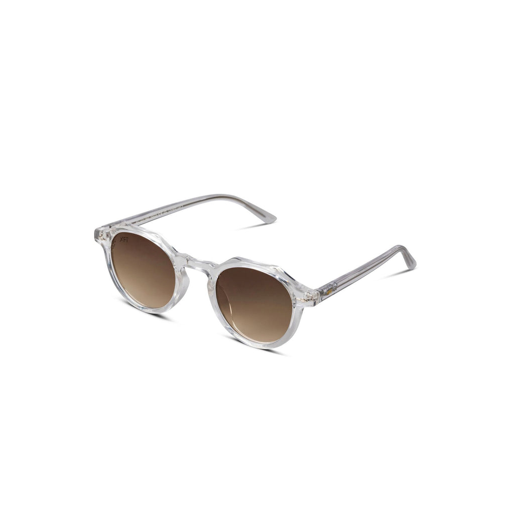 X Frame Therapy LUCENTIA X116 Occhiali da Sole Unisex Trasparente Marrone