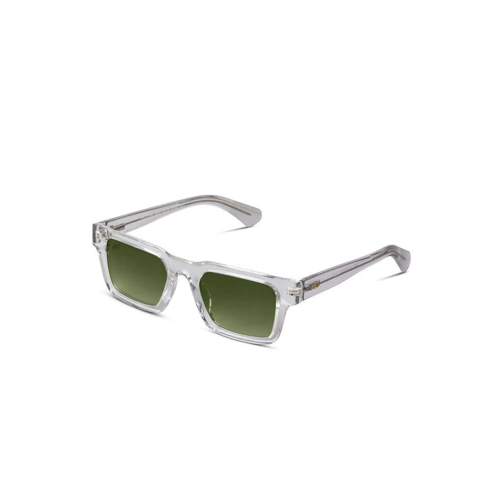 X Frame Therapy CLEARFINITY X075 Occhiali da Sole Unisex Trasparente Verde
