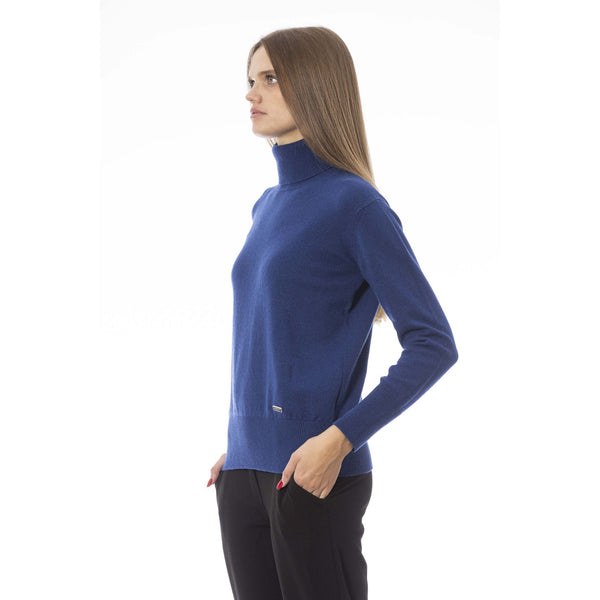 Baldinini Trend MATERA AD8801GE Maglia Maglione Donna Blu - BeFashion.it
