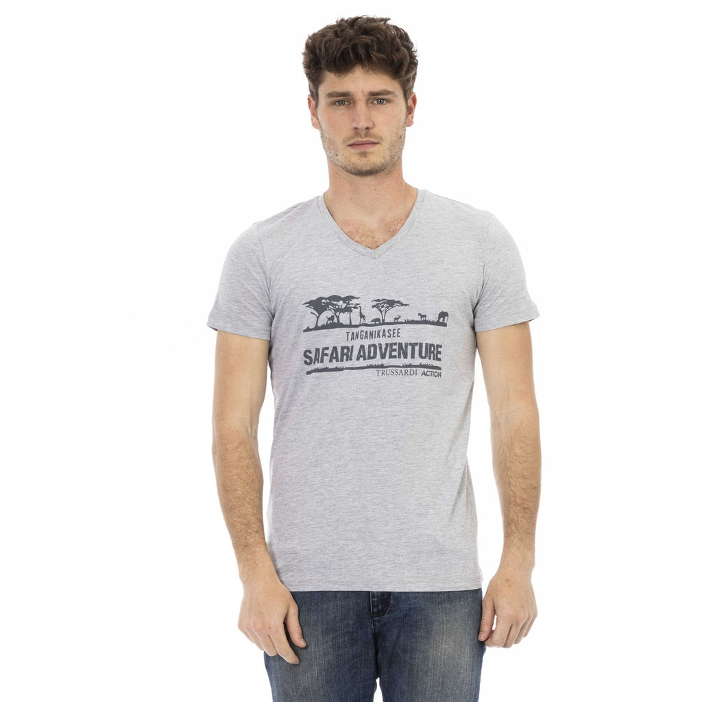 Trussardi Action 2AT04 V T-shirt Maglietta Uomo Grigio