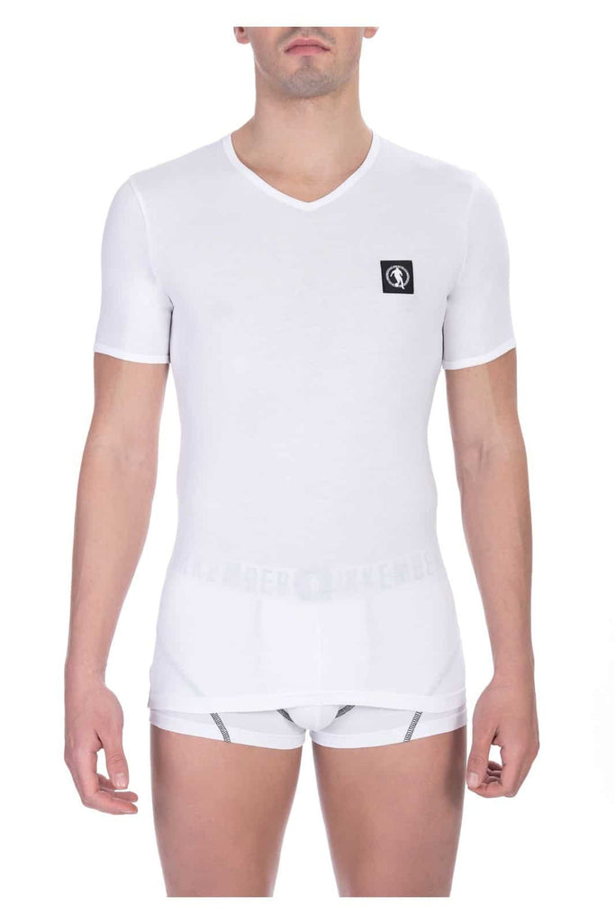 Bikkembergs BKK1UTS08SI T-shirt Maglietta Intima Uomo Bianco - BeFashion.it