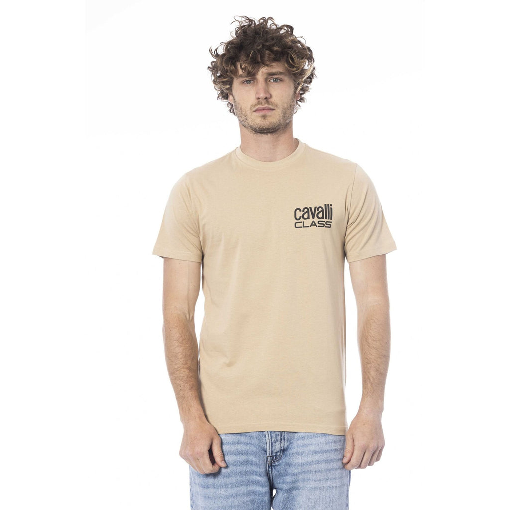 Cavalli Class QXT62XJD060 T-shirt Maglietta Uomo Marrone