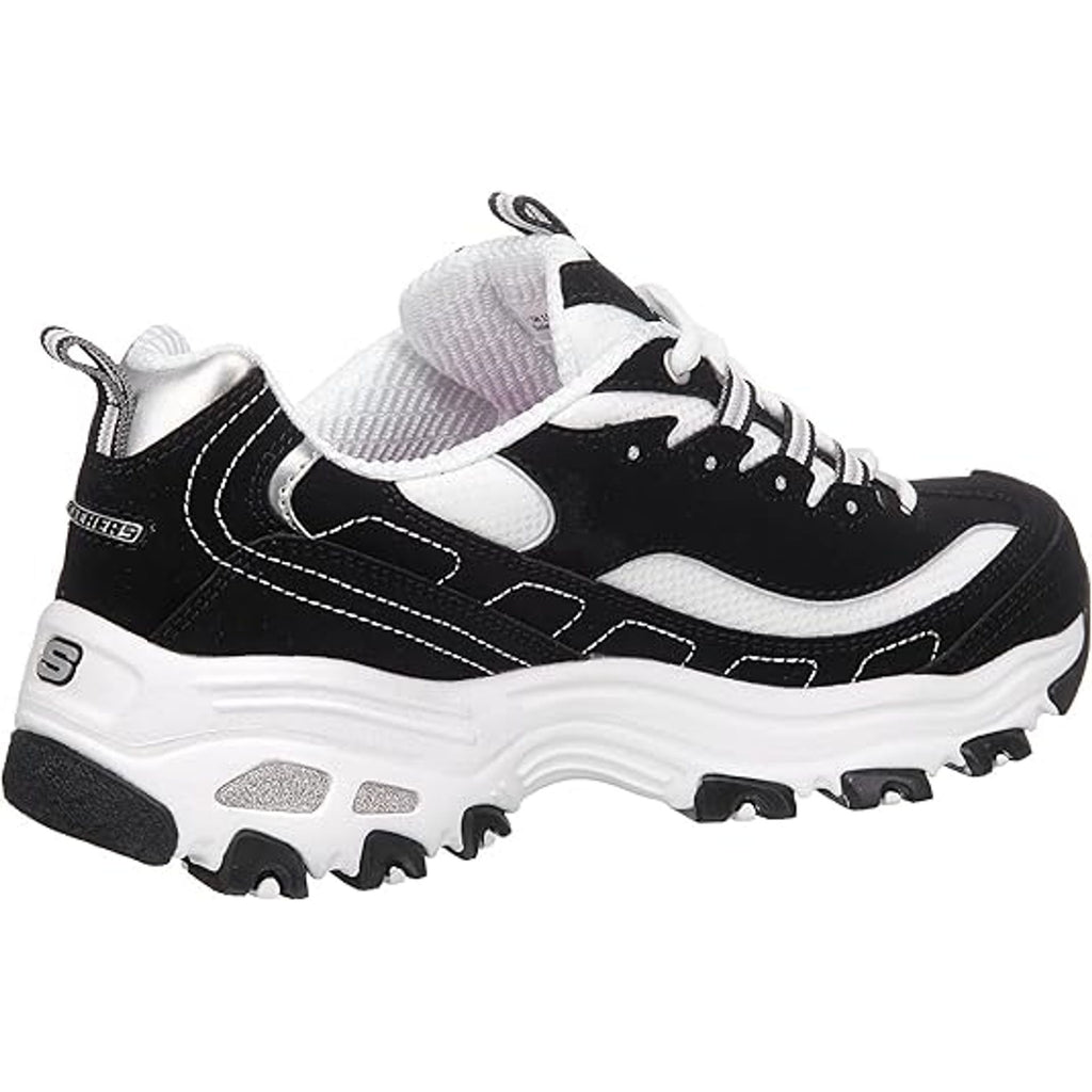 Skechers D'LITES - BIGGEST FAN 11930 Sneakers Donna Nero Bianco