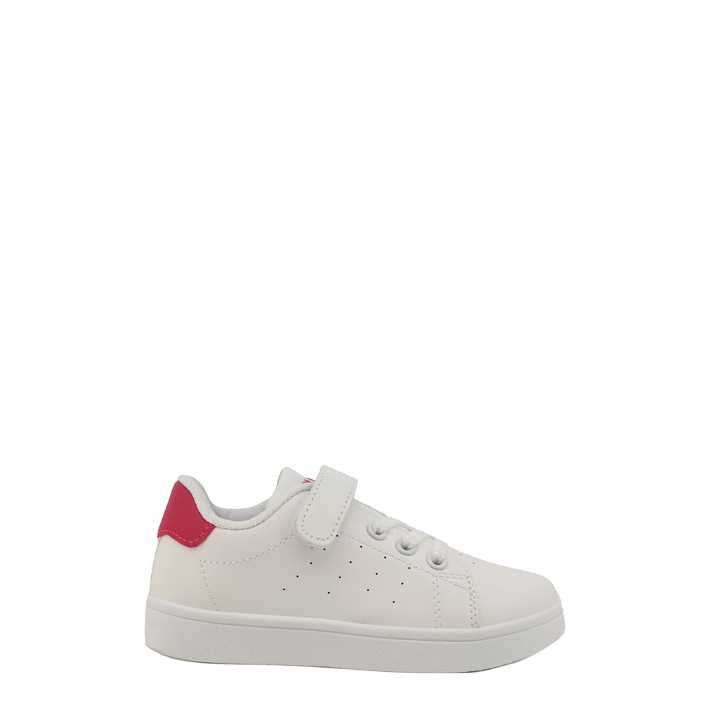 Shone 001-002 Sneakers Bambina Bimba Bianco Rosso