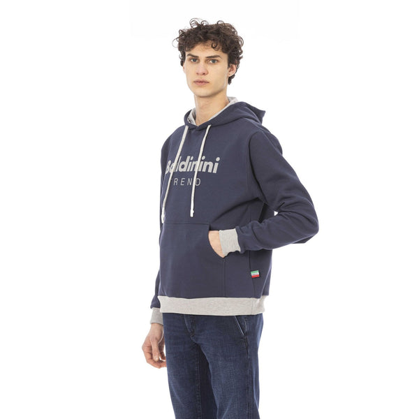 Baldinini Trend COMO 813139 Felpa Uomo Blu Navy - BeFashion.it