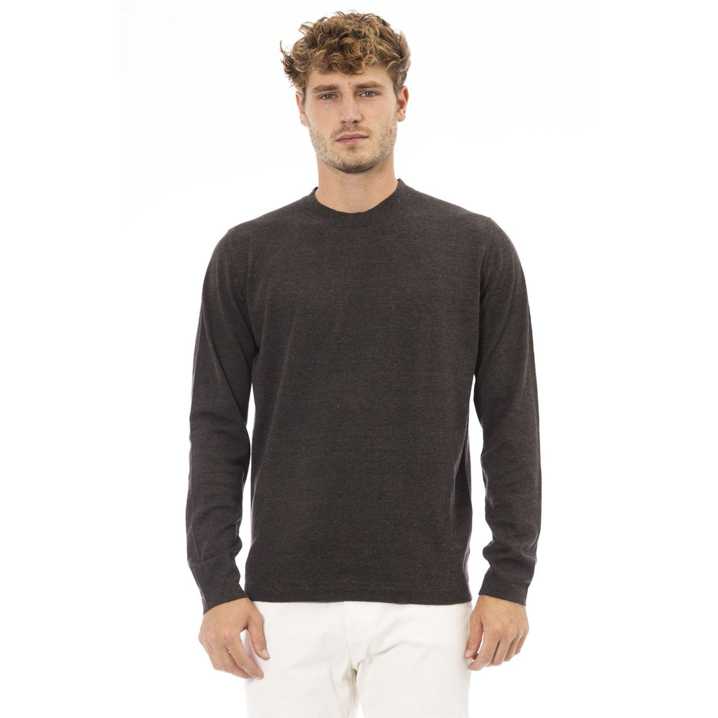 Alpha Studio AU7170C Maglia Uomo Made in Italy Marrone - BeFashion.it