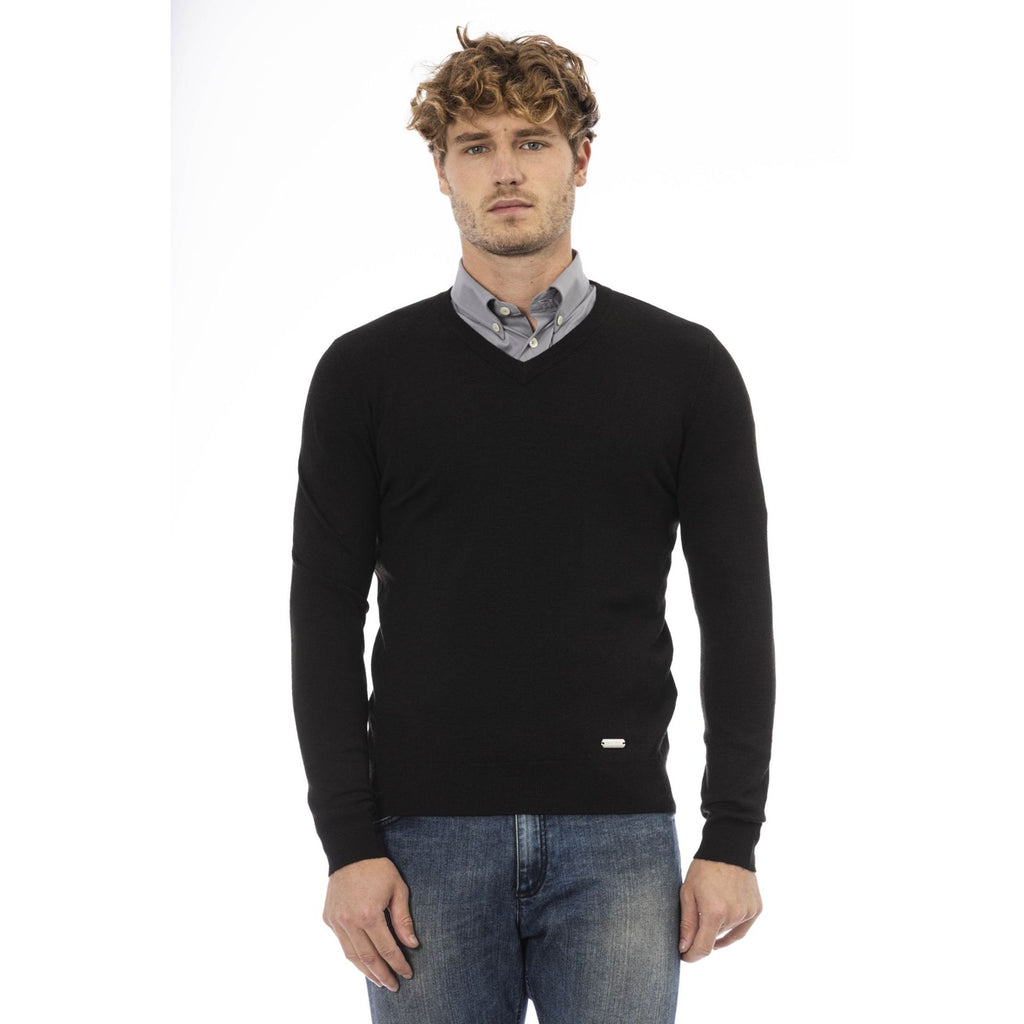 Baldinini Trend POLICORO AU7807AE Maglia Maglione Uomo Nero - BeFashion.it