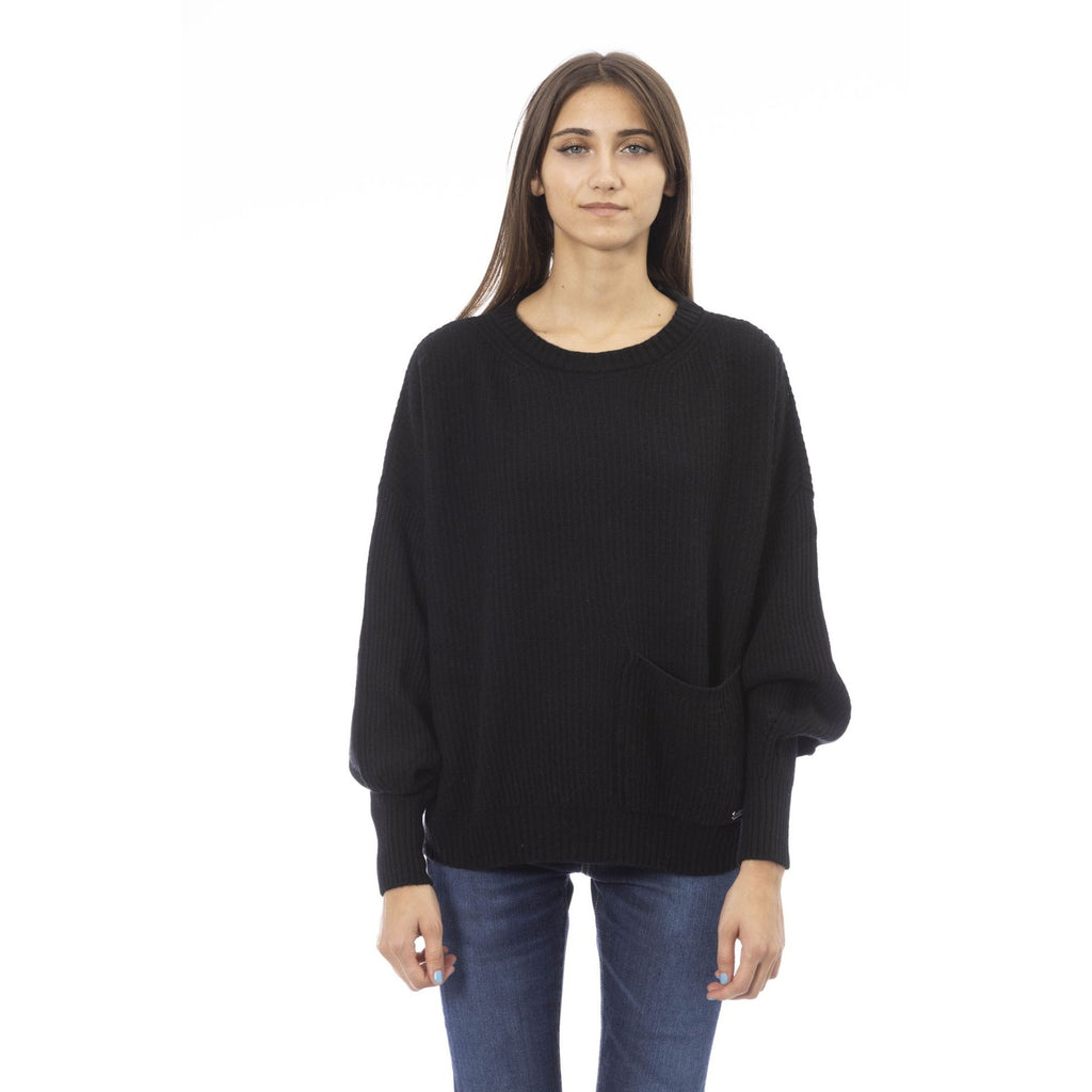 Baldinini Trend VOLTERRA NW1216 Maglia Maglione Donna Nero - BeFashion.it