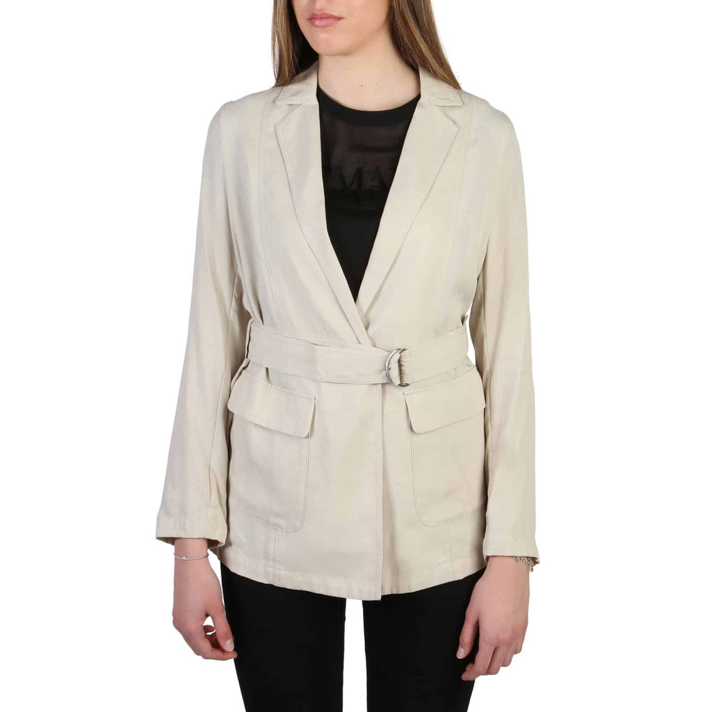 Armani Jeans 3Y5G515NYCZ Giacca Giubbotto Donna Beige - BeFashion.it