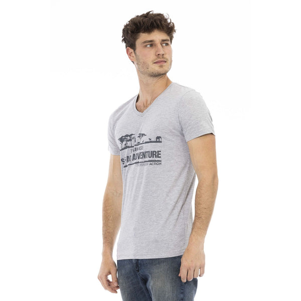 Trussardi Action 2AT04 V T-shirt Maglietta Uomo Grigio