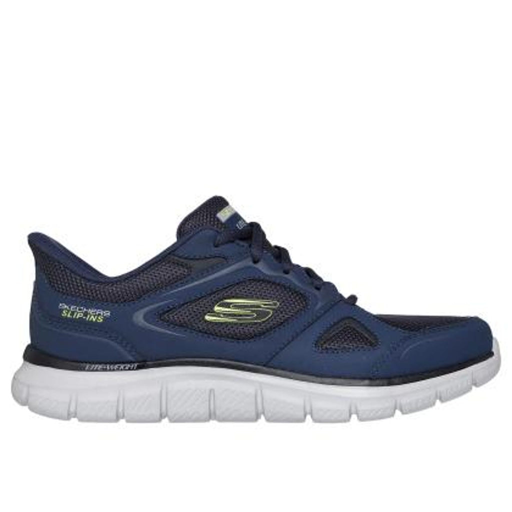 Skechers TRACK - EZRAL 233039 Sneakers Uomo Blu Bianco